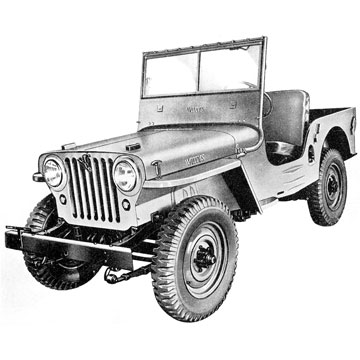 Willys CJ-2A Illustration
